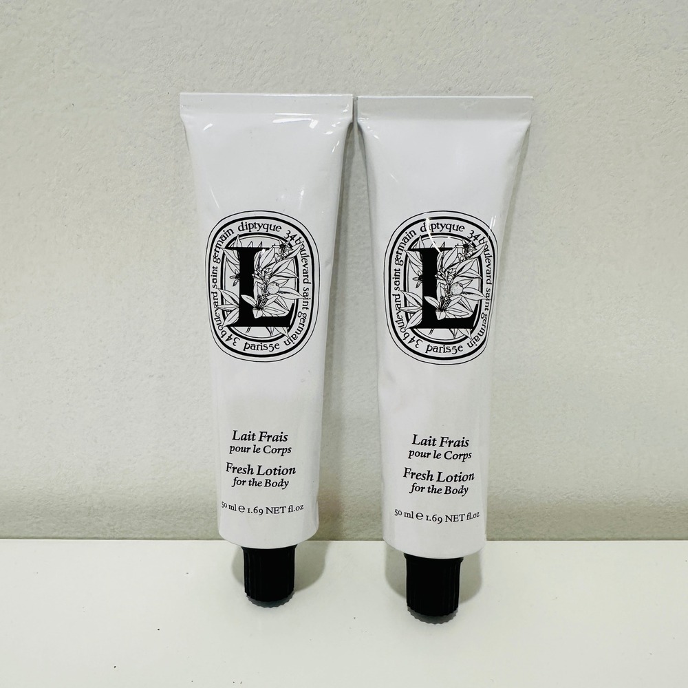 Diptique Paris Fresh Lotion for Body‎ Lait Frais 50ml 1.69oz 50mL Set of 2 New